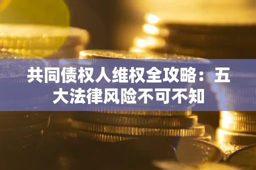 北京共同债权人维权全攻略：五大法律风险不可不知