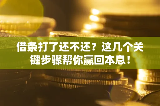 北京借条打了还不还？这几个关键步骤帮你赢回本息！
