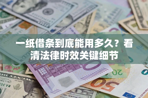 北京一纸借条到底能用多久？看清法律时效关键细节