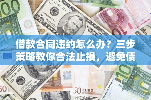 北京借款合同违约怎么办？三步策略教你合法止损，避免债务危机升级