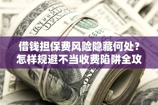北京借钱担保费风险隐藏何处？怎样规避不当收费陷阱全攻略！