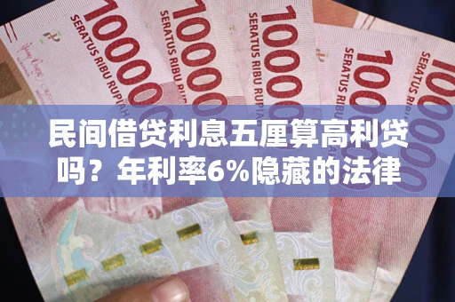 北京民间借贷利息五厘算高利贷吗？年利率6%隐藏的法律风险全解析