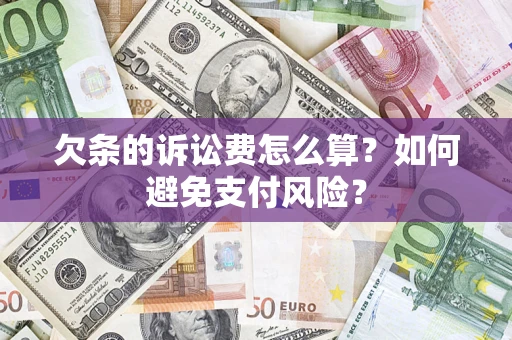 北京欠条的诉讼费怎么算？如何避免支付风险？