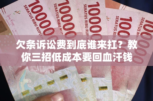 北京欠条诉讼费到底谁来扛？教你三招低成本要回血汗钱